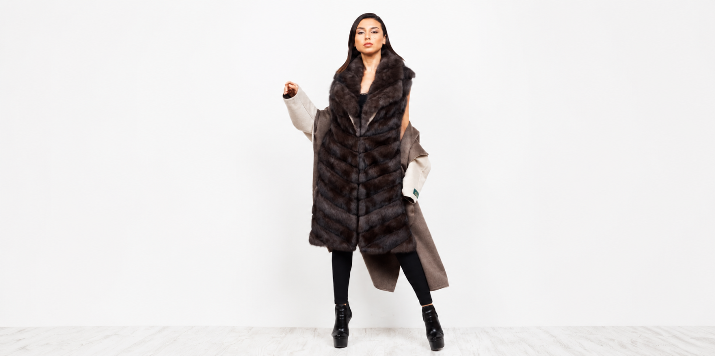 FERON Luxury Women's Fur Vest Antalya – Premium genuine fur fashion, luxury outerwear and exclusive winter collection. Магазин кожи и меха в Анталии.